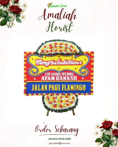 Bunga Papan Congratulation di Gunungsari Ulu